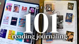 How to get started with a digital reading journal | iPad setup, Goodnotes journal, Book Reviews
