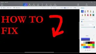 How To Fix Paint 3D Black Screen*2025*