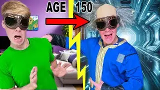 I MET MY FUTURE SELF! Saving The future ( 24 Hr Challenge)