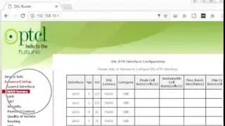 how to internet modem settings PTCL (configuration of router)  192.168.1.1 Login / Admin