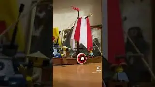 Речной рыбацкий корабль из Лего
