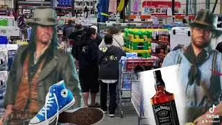 Van der linde gang goes to Costco