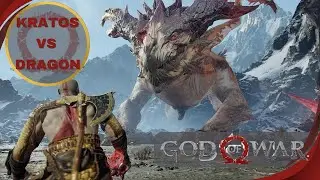 Kratos vs. Dragon Battle | God of War 4 Boss Fight #gameplay #godofwar #kratos #gamingcommunity