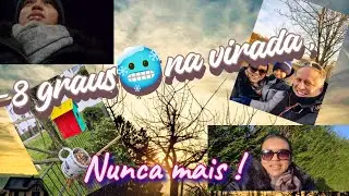 -8 graus na noite da virada /Ultimo dia do ano e o 🌞apareceu