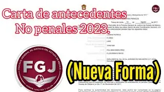 Cómo sacar antecedentes no penales 2023 ( nueva forma)
