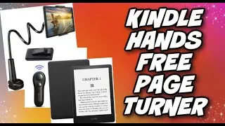 Kindle Hands Free Page Turner Device Review BEST THING for KINDLE