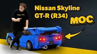 LEGO Speed Champions Nissan Skyline GT-R (R34) - but in blue!