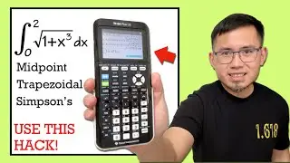 Midpoint, Trapezoidal, & Simpson's rules! (the easy way) TI84 tip