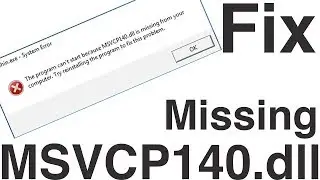 How To Fix All  Dll Files Missing Error in PC |how to download install dll files
