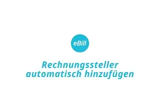 Automatisches Hinzufügen von Rechnungsstellern