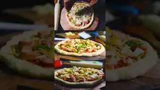 #homemade Stuffed Crust Plantain & Chorizo Pizza #food #foodreels