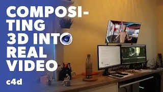 C4D Tutorial - Compositing 3D Characters and Objects Into Video Footage