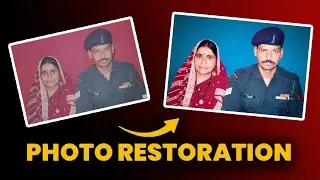 Photoshop Photo Restoration | Photoshop Manipuation | Old to new Photo Editing #photoshop #photo