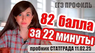СТАТГРАД по математике | Диагностический вариант 2410309 11.02. 2025 | ЕГЭ профиль