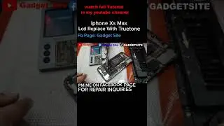 Iphone Xs Max Lcd Replace With Truetone
