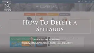 Delete a Syllabus