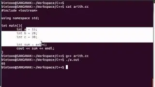 C++ Programming in Linux, 9. Arithmetic Operators