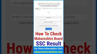 Maharashtra SSC Board Result 2024 Kaise Dekhe ? How To Check Maharashtra SSC Result 2024