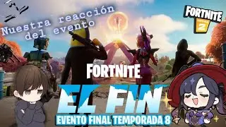 La reacción de mi amigo en el evento de fornite