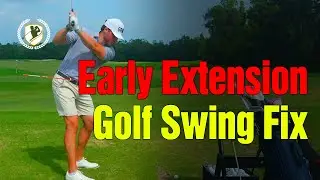 Eliminate Early Extension in the Golf Swing With This DRILL