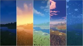 The best 24 Minecraft shaders compared on a timelapse.| 4K60