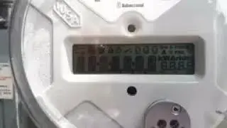 Medidor analógico y medidor digital de cfe