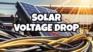 Voltage Drop Calculation: Cable Size for Solar Panels and Limit Power Loss