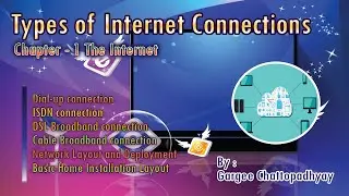 [in ENG] Class 10th | The Internet | Types of Internet Connections