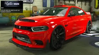 GTA 5 Online - DLC Vehicle Customization - Bravado Buffalo Hellfire (Dodge Charger Hellcat)
