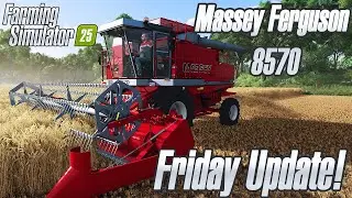 Farming Simulator 25: Friday Update! MF 8570 & 6.5m Beet Harvester!