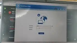 How to connect forticlient VPN 