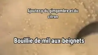 Bouillie de mil aux beignets  #recette