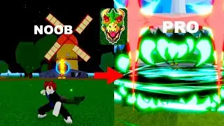 LVL 1 Noob to Pro Using Mythical T-Rex Fruit in Bloxfruits