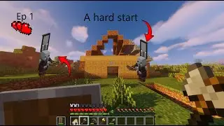 Minecraft longplay! - ep 1 a hard start