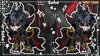 ✮⋆ Pony Town⋆˙ ∘₊✧Vampire Tutorial✧₊∘ •°Halloween Skin°• ⋆˙ by szha ⋆˙