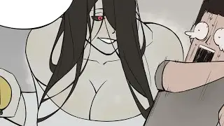 Chase By Muscle Ghost Lady | Bonnymama7 Comic Dub