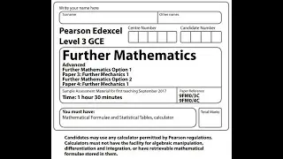 Further Mechanics 1 Sample Pearson Edexcel A level Further Maths