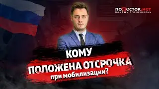 Кому положена отсрочка при мобилизации?