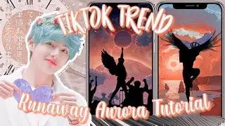 ✧˚꒰ runaway aurora tiktok tutorial || kpop edit's — capcut ˚ˑ༄ ·