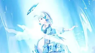 Genshin Impact - Ayaka Mono Cryo Team (With New Skin)