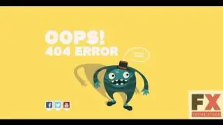 Preview Four Animated 404 Pages TFx