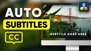 How to Add Automatic Subtitles in DaVinci Resolve Studio