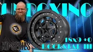 XD Series Rockstar 3 18x9 +0 Wheel Rim Unboxing