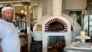 PIZZA MAKING AT PARASOLE RISTORANTE SIVOTA GREECE 2024