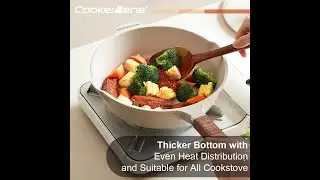 Best Selling Durable Aluminum Alloy Cooking Pots Cookware Set Wok Pan Cooking Die Cast Deep Fry Pan