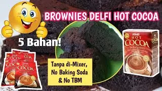 BROWNIES DELFI HOT COCOA 5 BAHAN