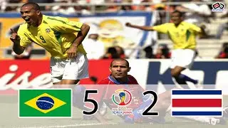 Brasil vs Costa Rica 2002 World Cup Highlights