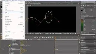 How to make particles move along a path, mask or shape with After Effects