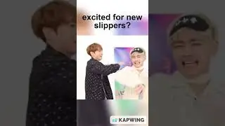 looks like baby tae got new slippers again😂😂😂 #shorts#bts#v#tae#babytae#taehyung
