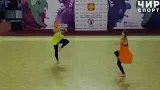 Чемпионат РК по Чир Спорту 2017 - Чир джаз, двойка, взрослые